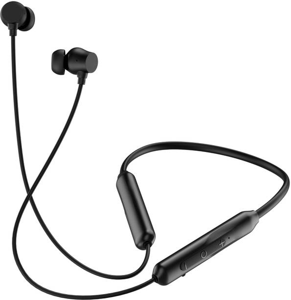 TEQIR AIRWAVE 125 - MAGNETIC POWER OFF/ON 48Hr Playtime With ENC Headphone Neckband-9 Bluetooth Gaming