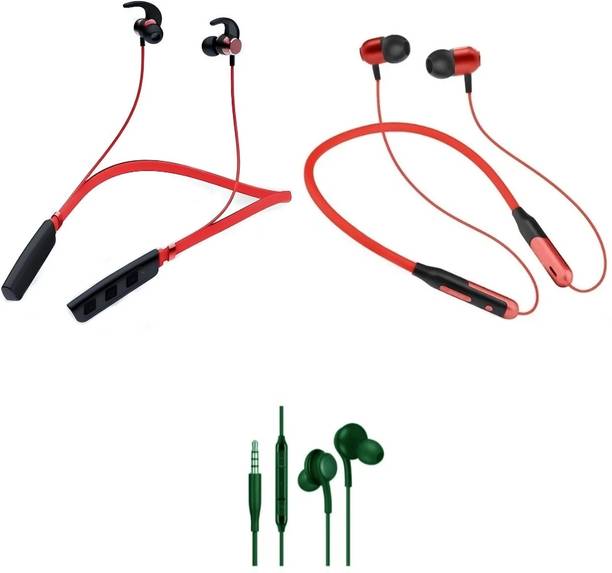 LEVELPLUS Buzz R1 & Jazz With Akg Neckband Combo 45 Hours Playtime Bluetooth