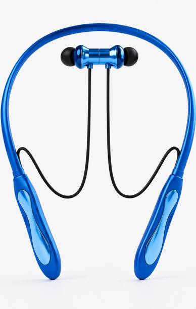 khk Double Battery Neckband, Magical Control ON/OFF , Vibration Bluetooth