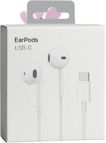 LISTEN TO CHARGE Type-C Wired Headphones Compatible with iPhone 15/16, ANC Mic Bass iPB16 Wired