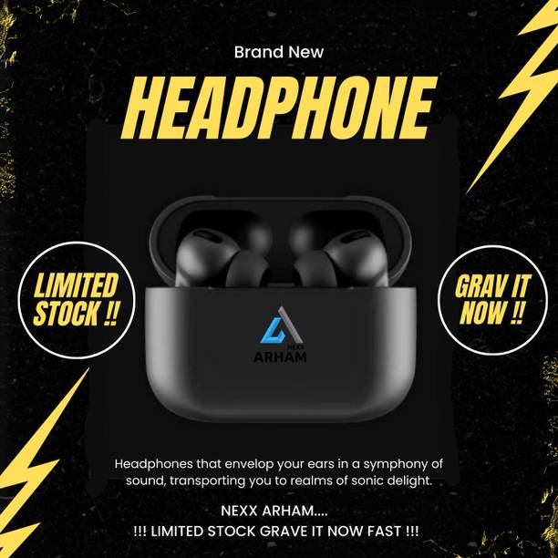 NEXX ARHAM TRUE WIRLESS BLUETOOTH AIR_PODS WITH GOOD SOUND QUALITY 10 HOUR PLAYTIME Bluetooth