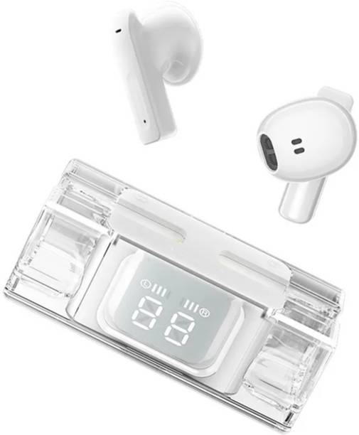 COREGENIX Classy Transparent TWS with BT5.3, 25hrs Playtime, Low Latency, High Performance Bluetooth