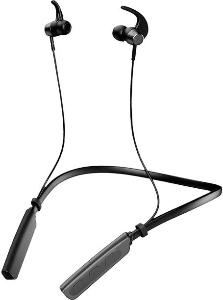 ZTNY New 2023 DHAMAAKA BASS 233 +Pro Neckband Wireless With Mic Headphones/Earphones3 Bluetooth Gaming (Black, On the Ear)