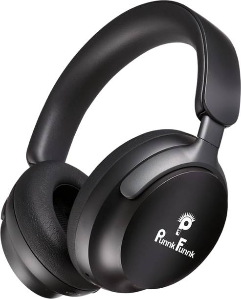 PunnkFunnk Wireless Bluetooth Headphones with Deep Bass, Noise Cancellation & 30H Playtime" Bluetooth