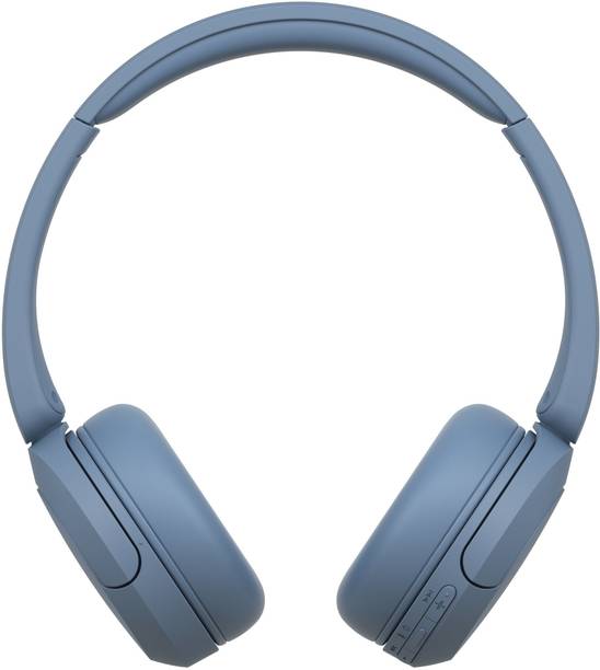 SONY WH-CH520 with 50 Hrs Playtime, DSEE Upscale, Multipoint Connection/Dual Pairing Bluetooth