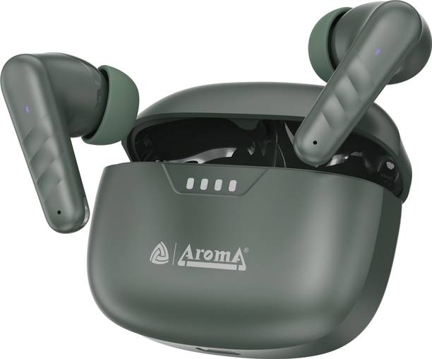 Aroma NB138 Pro V5.4 Upto 70Hr Playtime* Dual Paring Fast Charging Heavy Bass TWS Bluetooth