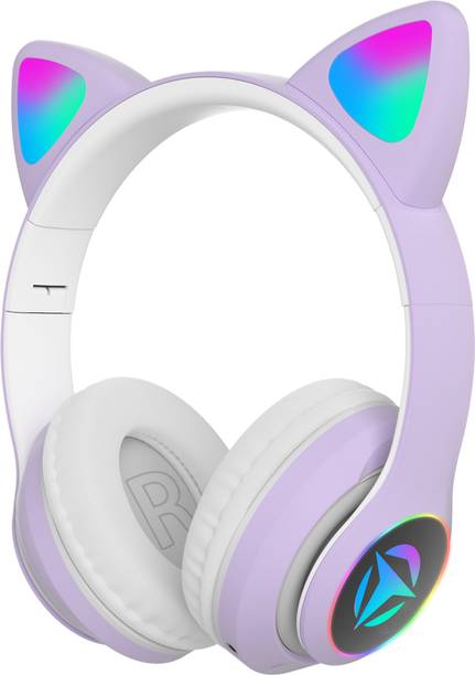 Wk Life 5.0 Kids Cat Foldable Headphones Bluetooth