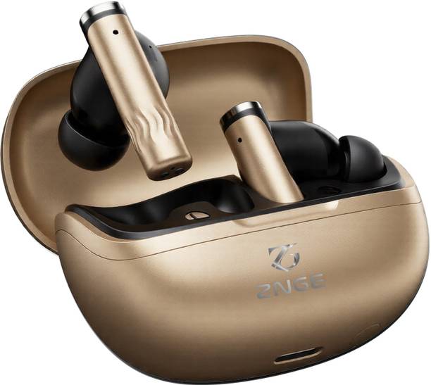 ZNGE Zainth Buds 50Hours Playtime & AI ENC Crystal Bionic Sound Bluetooth Earbuds-1 Bluetooth Gaming
