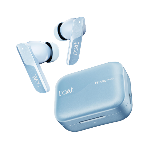 boAt Airdopes 800 w/ Dolby Audio, 4 Mics AI-ENx Tech, Titanium Drivers & ASAP Charge Bluetooth