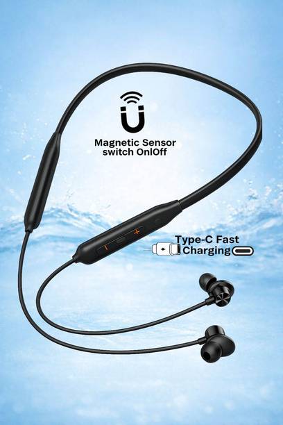 BUDDHIST ENTERPRISES Z2 Bullet -MAGNETIC POWER OFF/ON Bluetooth 5.3 version 48Hr.Playtime Headset-C8 Bluetooth