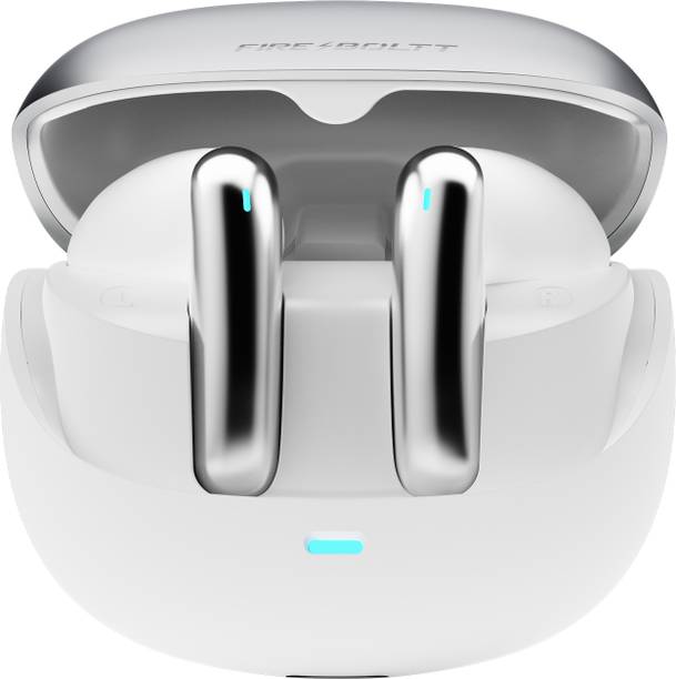 Fire-Boltt Aero Fit TWS Earbuds, Custom EQ Profiles, 50H Battery, Quad Mic ENC, BT 5.4 Bluetooth