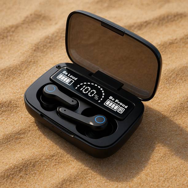 SHOPIC POINT M19 Bluetooth 5.2 Wireless Earbuds Touch Waterproof IP7X LED Digital A101 Bluetooth