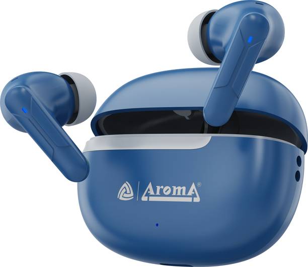 Aroma Tws6 V5.4 Upto 60Hr Playtime*, Enc, Dual Paring,
