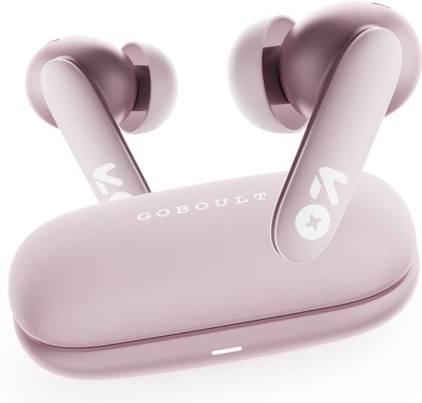 GOBOULT Y1 v2.0 60Hrs Battery, Ultra Sleek, App Support, Dual Pairing, 4 Mic ENC, 6.0v Bluetooth