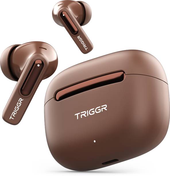 TRIGGR Arcus One 60H Battery, 4 Mic ENC, Dual Pairing, Rubber Grip, 13mm Drivers, v6.0 Bluetooth