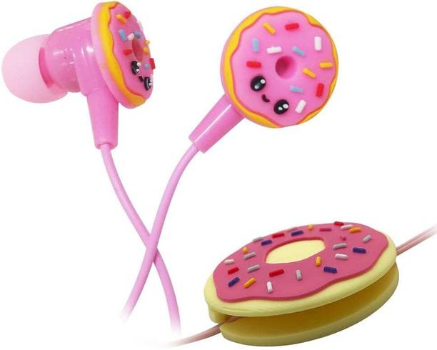 stylie modern Alternatives Donut Wired Headphones Earphones Earbuds with MIC Sport Running Headphones Kids Wired
