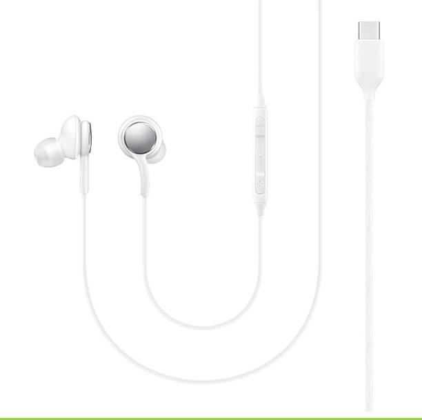 qoviq original Type C Wired Earphones for AKG With In-Line Mic, Clear Calling & Comfortable Wired