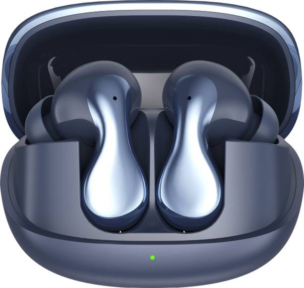 Mewiq Buds Pro 3 with AI ENC, 180H Playtime, Quad Mic ENC, 13mm driver, Type C-5 Bluetooth Gaming