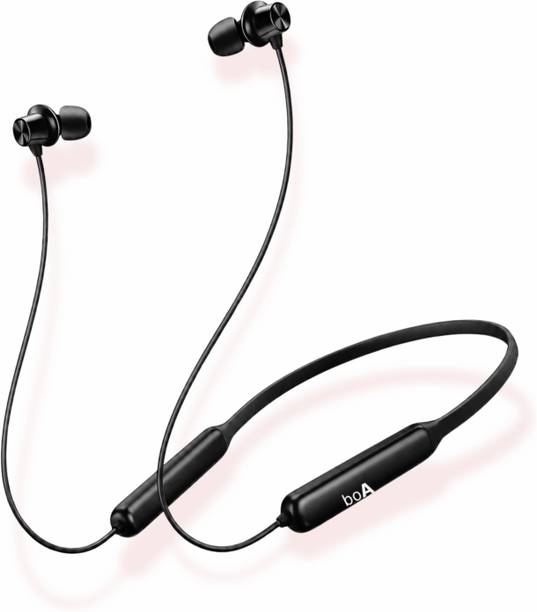 Palnek boA Bluetooth Neckband with 40 hrs Seamless Connectivity and Bass Boost,zz27 Bluetooth & Wired