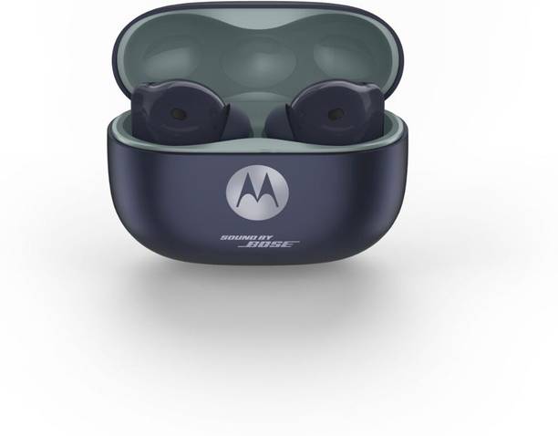 MOTOROLA Buds 2 plus Sound by Bose, Adaptive 55dB ANC, Dual Drivers,Hi-Res,LHDC+LDAC,IP54 Bluetooth