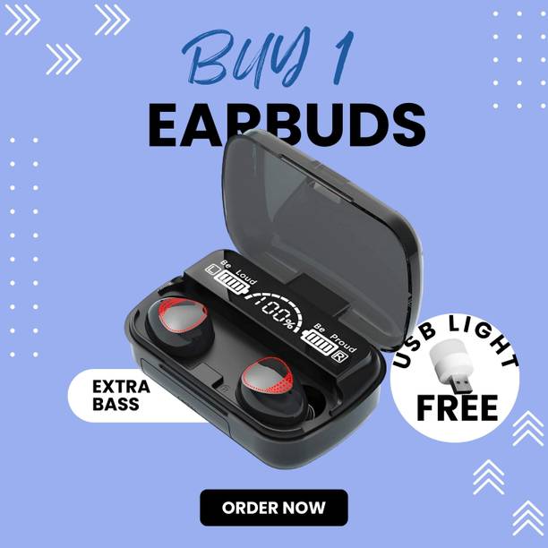 GUGGU Earbuds 5.3 with 280H Playtime,Headphones with Power Bank Bluetooth HeadsetSX67 Bluetooth