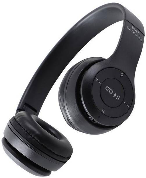 Worricow Buy Wireless Over-ear HD Sound Headphone Fast Charge upto 12Hours Playback Bluetooth