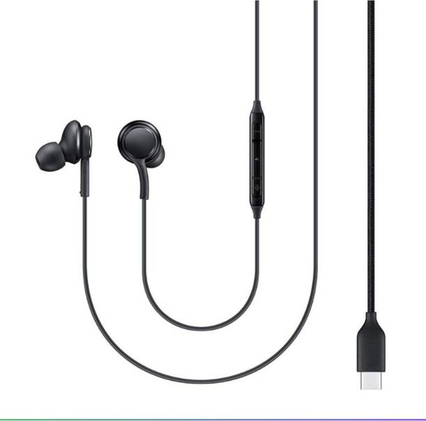 qoviq original Type C Wired Earphones for AKG With Rich Bass, Clear Sound, Comfortable Fit Wired
