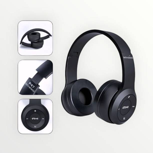 SBG Bluetooth Foldable Headphones for Gaming with HD Sound and Mic_TY Bluetooth & Wired