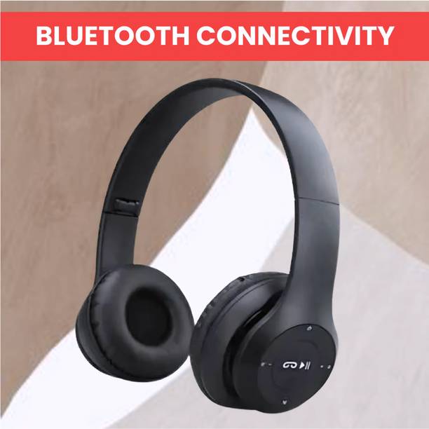 house of common Superior Battery Efficiency Headphones with Mic & High-Fidelity_YD Bluetooth & Wired