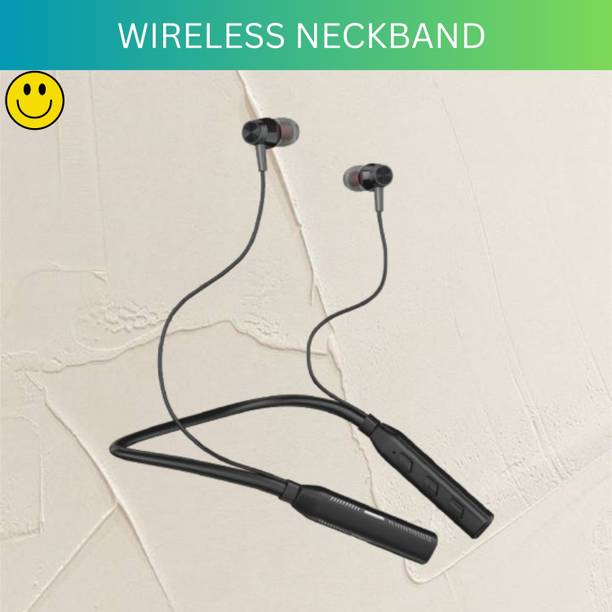 SACRO Candy Bluetooth Wireless Neckband With Magnetic Earbuds 100Hr Music PlaytimeQ391 Bluetooth