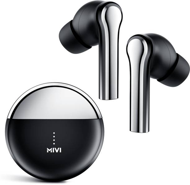 Mivi DuoPods i5 TWS,Metallic Finish,13mm Bass,50H Playtime,BT v5.3 Earbuds and more Bluetooth