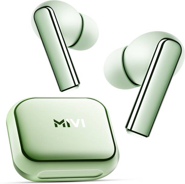 Mivi DuoPods i3 TWS,13mm Bass,45+H Playtime,AI ENC,Low Latency,Type C,5.3 BT headset Bluetooth Headset