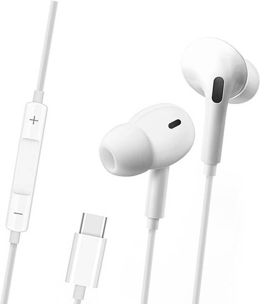 X88 Pro 120 in Ear Type C Wired Woofer Earphone with Mi...