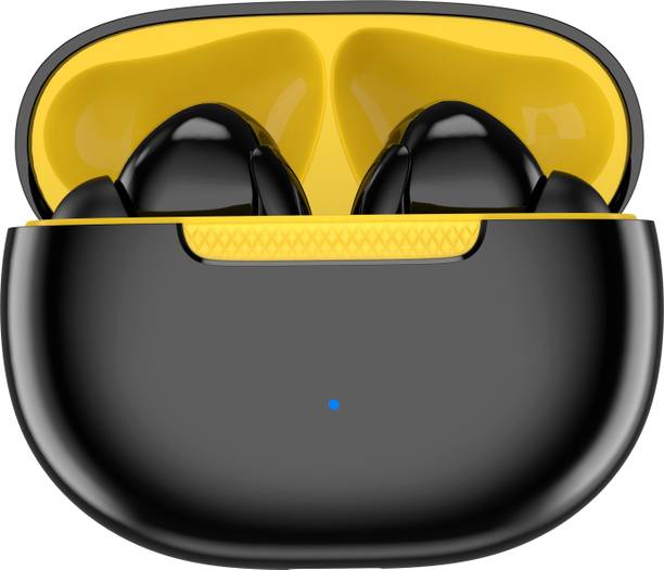 GGQZVR Bulles Buds 3r TWS Earbuds up to 54 Hours Playback, 2 mic Clear Call 3D Spatial Bluetooth
