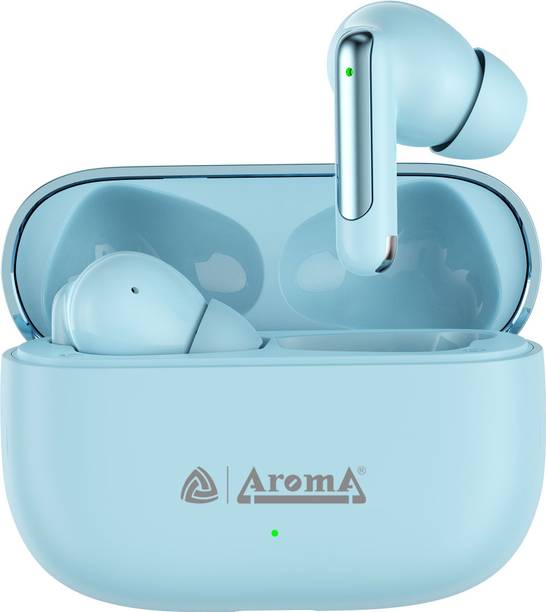 Aroma 141 Pro - V5.4 Upto 60Hr Playtime*, ENC, Dual Paring, Fast Charging Earbuds Bluetooth