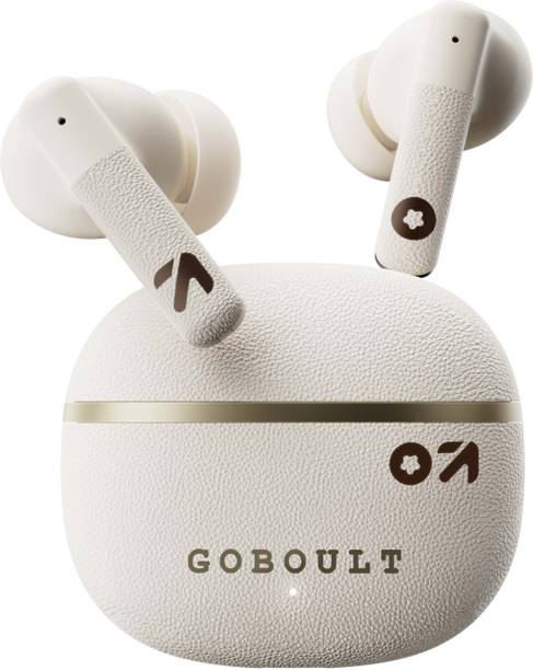 GOBOULT W45 with 50Hrs Battery, 4 Mic ENC, Pocketable design, Ultra Low Latency, 5.4v Bluetooth