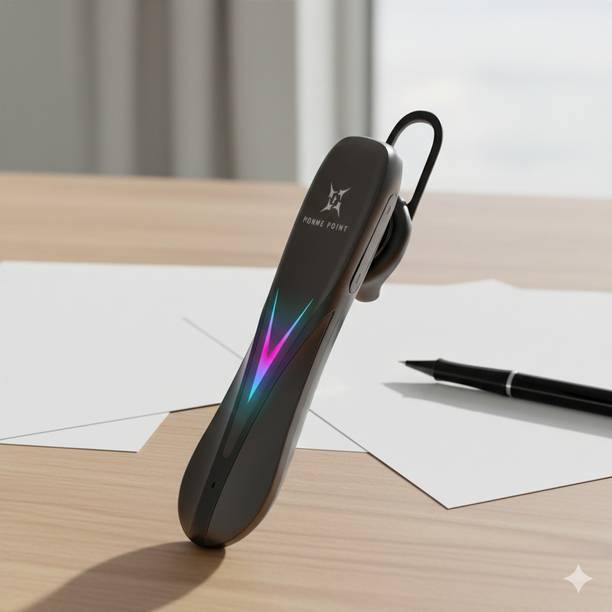 डोज BT X-Glow Pro One Side Single Bluetooth With Calling Mic हेडसेट