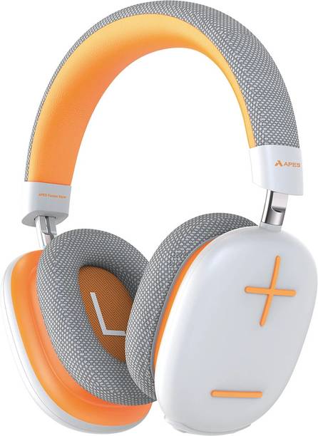 APES Fusion Style Wireless Headphone,45mm Dynamic Drivers,50Hrs Playtime,Fast Charge Bluetooth