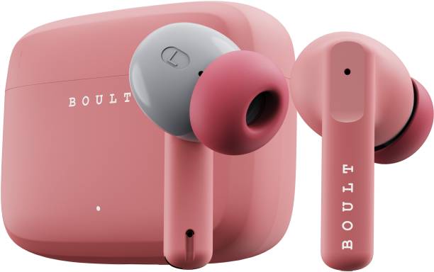 Boult Z60 with 60Hr Battery, Quad Mic ENC, 50ms Ultra Low Latency, Made In India, 5.3 Bluetooth Headset