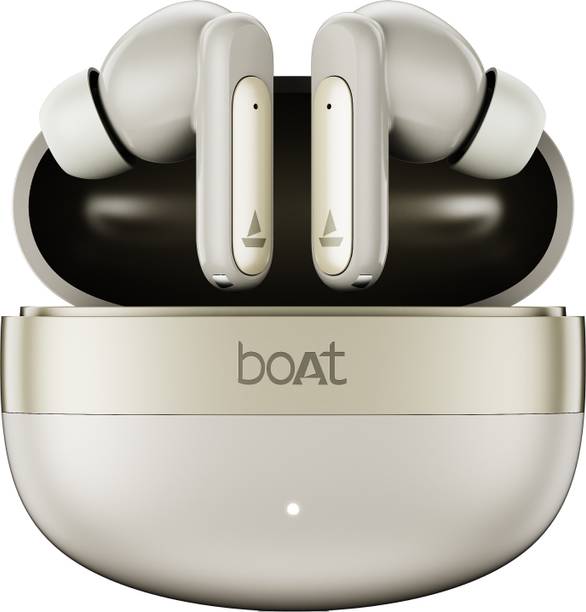 boAt Airdopes Plus 421 ANC,35dB ANC,4 Mics,ENx,Spatial Audio,55H Battery,App Support Bluetooth