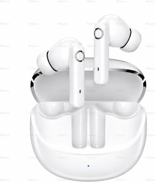 ROKAVO Tws earbuds Deep bass Buds3r,Hybrid buds,sports wireless sport,earbuds 40h Bluetooth