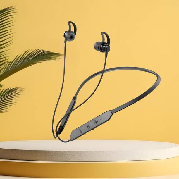 GUGGU BT Max Bluetooth Neckband Lightweight, Wireless Noise Cancellation with Mic M350 Bluetooth