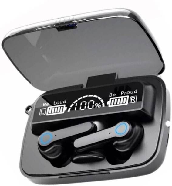 Omphalos M19 Earbuds High Bass Audio, 48Hrs Playtime With ASAP Charge Bluetooth