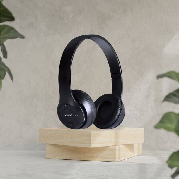 AIZINA HD Audio Wireless Headset with Noise-Isolating Ear Pads and Retractable Mic_JZ Bluetooth & Wired