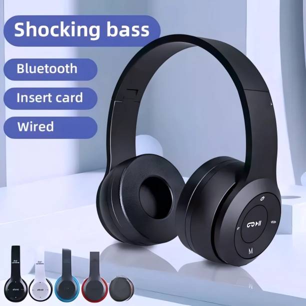 house of common Comfortable Wireless Headset with Mic for Extended Listening Sessions._2C Bluetooth & Wired