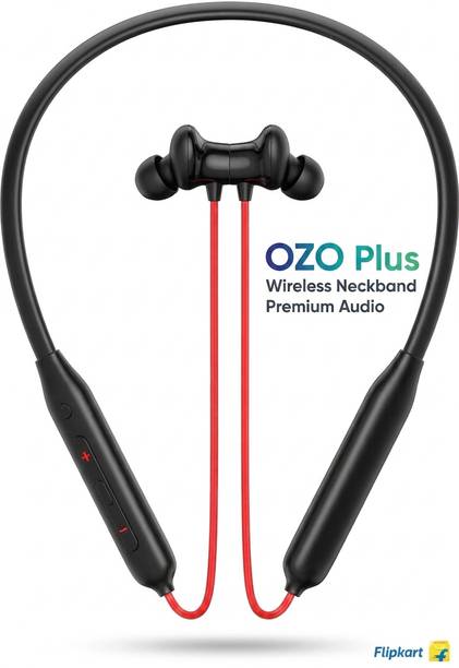 Ozo Plus Wireless Bullets Z2 ENC MAGNETIC ON/OFF 42Hr playtime Neckband Headphone Bluetooth