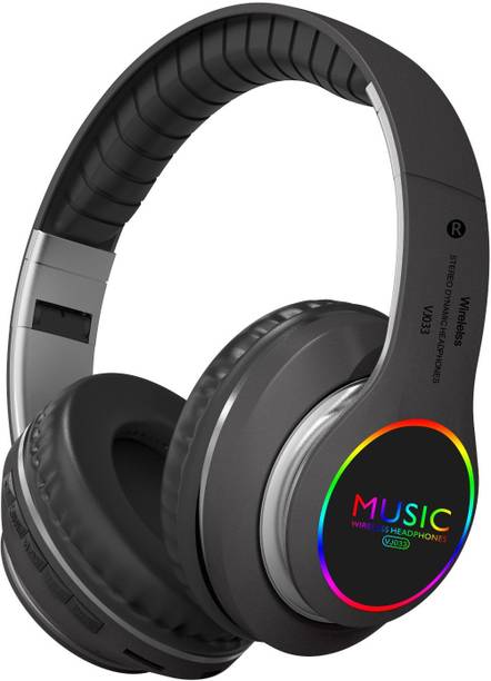 FONACC Blast Pro Noise Cancelling Headphone with 16 Hours of Playtime, Fast Pairing Bluetooth & Wired