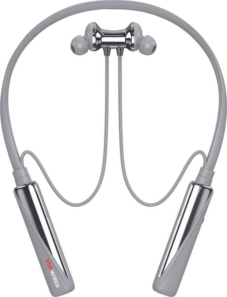 RED WIRED Eligant Headphone - 100Hours Playtime Wireless Bluetooth headphones Earphone-4 Bluetooth Gaming