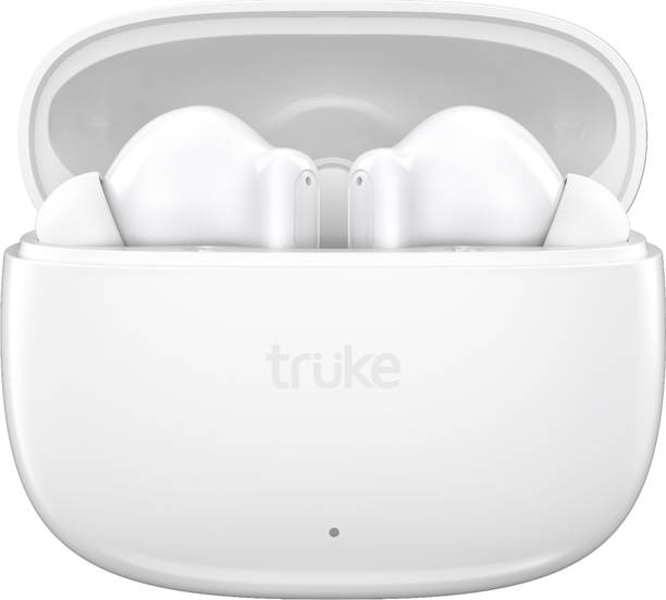 truke Buds Elite V2 TWS w/ 70Hrs*,10mm Driver, Quad Mic ENC, Gaming Mode, Fast Charge Bluetooth