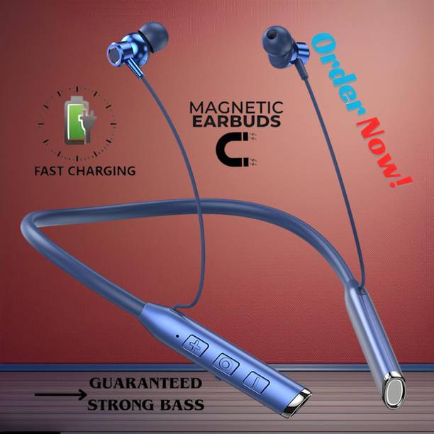 GEMFLY Vibration Alert, 48 Hours Playtime, ENC, HD Sound Quality & Stereo Bass F25 Bluetooth